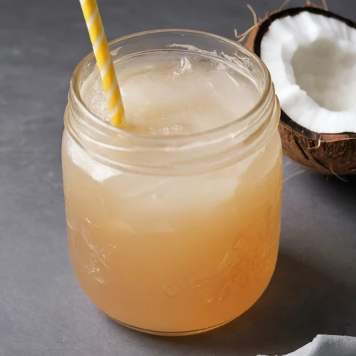 coconut lemon electrolyte drink