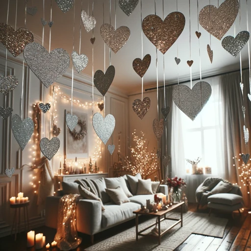 Heart streamers decoration